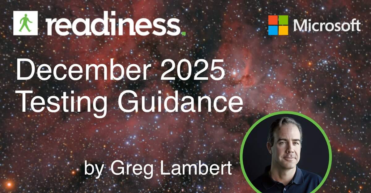 Each month, the team at Readiness analyzes the latest Patch Tuesday updates from Microsoft and provides detailed, actionable testing guidance. This guidance is based on assessing a large application portfolio and a comprehensive analysis of